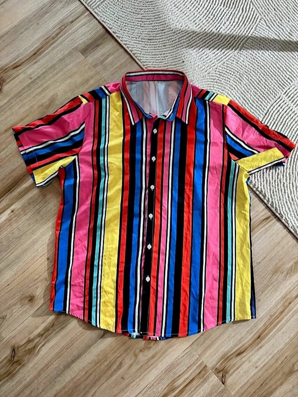 Barbie/ Ken/ Allan Striped One-Piece button down Size XL Like New Halloween Cost
